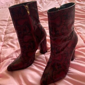 Women’s snake skin heels